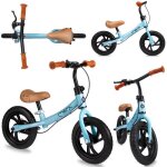 Vlo bb draisienne momi breki - rglage de la hauteur, frein, sans pdales - 12  roues - style sportif ...