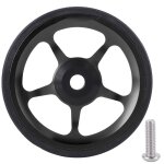 Vlo pliant en aluminium, roue facile  monter, roue de pousse avec vis de montage, noir