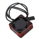 Ventilateur de refroidissement de moteur de voiture rc en alliage d'aluminium, 25x25mm, sans balais, ...