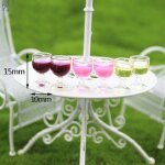Verres a champagne miniatures, 30 pices, pour maison de poupe, epicerie, cuisine, dcorations de jardin ...