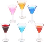 Verres a cocktail aiguis�s, 6 pi�ces, echelle 1:12, d�coration de table pour maison de poup�e, cuisine ...