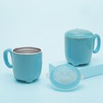 Verre a lait pour enfants, en acier inoxydable, bouteille d'alimentation pour bb, tasse a lait pour ...