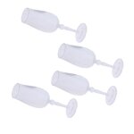 Verres a vin rouge, verres a champagne, vaisselle pour maison de poupe, 4 pices, 1 / 12