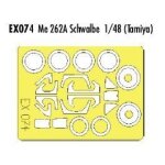 Verri�re de messerschmitt me 262a schwalbe et roues etc (pour maquettes tamiya) (fait a partir de bande ...