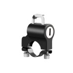 Verrouillage du casque au guidon le noir
