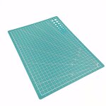 Vert - tapis de coupe auto - gurissant, lignes de grille a4, carte artisanale, tissu, carton en cuir, ...