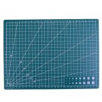 Vert - tapis de coupe auto - gurissant, lignes de grille a4, carte artisanale, tissu, carton en cuir, ...