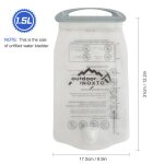 Vessie d'hydratation de 1, 5 l, réservoir d'eau étanche, sac à dos d'hydratation, sac de stockage d'eau ... Vessie d'hydratation de 1, 5 l, réservoir d'eau étanche, sac à dos d'hydratation, sac de stockage d'eau ...