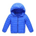 Veste bouffante a capuche pour bb, lgre, a manches longues, fermeture eclair complte, rsistante ...