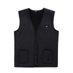Veste chauffante a 9 zones usb pour homme et femme, veste chauffante electrique d'ext�rieur, pour le ...