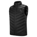 Veste chauffante electrique intelligente pour homme et femme, manteau thermique, vtements chauds d'hiver, ...
