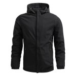 Veste coupe - vent militaire impermable, a capuche pour homme, manteau dcontract, vtements d'automne, ...