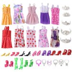 Vêtements et accessoires pour poupées barbie, 35 pièces, chaussures de poupées faites a la main, bottes, ... Vêtements et accessoires pour poupées barbie, 35 pièces, chaussures de poupées faites a la main, bottes, ...