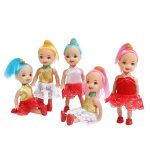 Vtements et accessoires de poupes princesse, mini poupes pour filles, comprenant un ensemble de vtements, ...