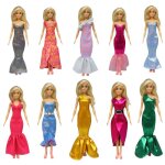 Vêtements pour barbie, 10pcs vêtements barbie poupée Vêtements pour barbie, 10pcs vêtements barbie poupée