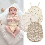Vêtements d'été pour bébés garçons et filles, combinaison une pièce, pyjama, body en coton, camisole, ... Vêtements d'été pour bébés garçons et filles, combinaison une pièce, pyjama, body en coton, camisole, ...