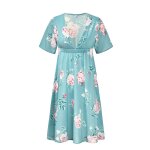 Vêtements de grossesse d'été, robe imprimée florale, vêtements de maternité a la mode, robes de maternité, ... Vêtements de grossesse d'été, robe imprimée florale, vêtements de maternité a la mode, robes de maternité, ...