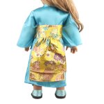 Vtements kimono pour poupes, 18 pouces, tenue pour filles, pices de dcoration, robe, ensemble, kimono ...