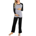 Vtements de maternit vtements de nuit de maternit sous - vtements pyjamas combinaisons longues ensemble ...
