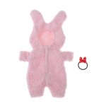 V�tements mignons pour poup�e mellchan de 9 a 11 pouces, apparence compl�te, lapin rose, barboteuse en ...