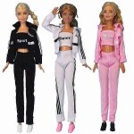 Vêtements de mode barbie, 3 pièces, 12 accessoires de poupée, pour un jeu créatif et l'habillage de la ... Vêtements de mode barbie, 3 pièces, 12 accessoires de poupée, pour un jeu créatif et l'habillage de la ...