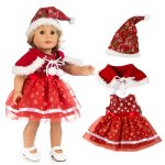 Vtements de nol pour garon et fille, chapeau de 18 pouces, accessoires de poupe, jouets pour enfants, ...