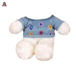 Vtements en peluche de mini canard jaune de 30cm, accessoires de pull, poupes animales mignonnes et ...