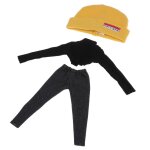 Vêtements pour poupées de 12 pouces, 3 pièces, hauts, pantalons avec chapeau, 1 / 6 Vêtements pour poupées de 12 pouces, 3 pièces, hauts, pantalons avec chapeau, 1 / 6
