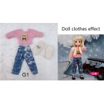 V�tements de poup�e 30cm, accessoires de d�guisement, veste, manteau, costume, collant pour 1 / 6, joint ...