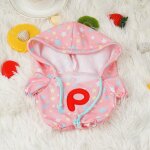 Vtements de poupe pour bb, 30cm, avec sangle en lettre p, chemise rose etoile, accessoires de jouets ...