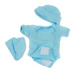 Vtements de poupe pour bbs filles, rose 10 - 11 pouces, barboteuse, combinaison, chaussettes, ensemble ...