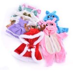 V�tements de poup�e pour canard jaune, 30cm, v�tements de canard jaune ray� jk, jupe de demoiselle d'honneur, ...