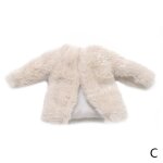 Vtements pour poupes chauve de 43cm, jouets en fourrure amricaine, pantalon rose, manteau a col, i6p2 ...