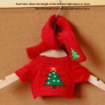Vtements de poupe en coton 20cm pour remplacement veste en peluche teddy ours doux jouet en peluche ...