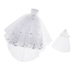 Vtements de poupe pour fille de 12 pouces, accessoires, robe de soire