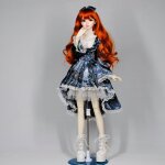 Vtements de poupe pour filles, echelle 1 / 3, robe gothique lolita, uniforme de demoiselle d'honneur ...