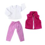 V�tements de poup�e mignonne, jupe manteau pour poup�es de 18 pouces de ma g�n�ration