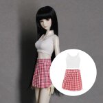 Vtements de poupe magnifiques a la mode, mini vtements rock pliables, tenues de 60cm, jouet pour enfants, ...