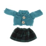 Vtements de poupe en peluche, pull / pantalon / robe / ensemble / chapeau pour lapin doux de 60cm bjd ...
