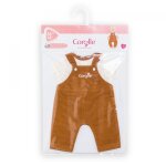 Mes v�tements de poupons corolle bb36 salopette velours & t - shirt bords de loire