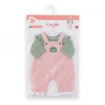 Mes v�tements de poupons corolle bb42 t - shirt + salopette week - end a paris