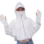 Vtements de protection solaire pour femmes, nouveau, et, extrieur, equitation, conduite, fermeture ...