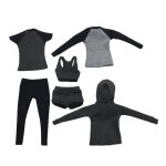 Vêtements de sport pour femme, vêtements de course pour figurine de 12 pouces, 1:6 Vêtements de sport pour femme, vêtements de course pour figurine de 12 pouces, 1:6