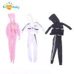 V�tements de sport pour poup�e 30cm, veste, d�bardeur, pantalon, v�tements de fitness, costume de sport, ...