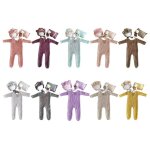 Vtements de tir, tenues pour nourrissons, chapeau, oreiller, barboteuse, combinaison, poupe ours, nouveau ...