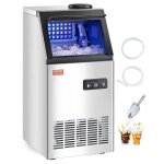 Vevor ice cube maker with 54. 5kg24h production capacity and 12. 7kg storage capacity, 36 ice cubes in ...