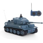 Vgeby1 rc tank toy, 1 / 72 echelle 4 canaux haute simule tlcommande mini tank jouet pour enfants cadeau ...
