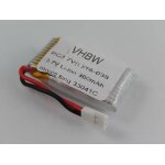 Vhbw batterie compatible avec mould king 33041c quadrocopter drone (380mah, 3, 7v, li - ion) - vhbw