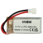Vhbw batterie compatible avec robbe nano loop drone (390mah, 3, 7v, li - polymère) - vhbw Vhbw batterie compatible avec robbe nano loop drone (390mah, 3, 7v, li - polymère) - vhbw