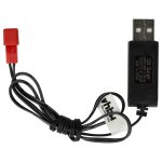 Vhbw chargeur usb pour batterie de mod�lisme rc avec connexion jst ou pack d'accus - 60 cm 6 v - vhbw ...